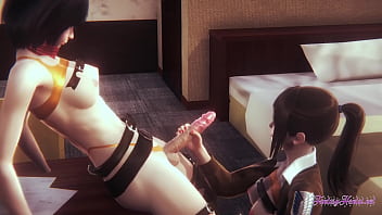 Shingeki no Kyojin Hentai Futanari – Mikasa Futanari x Sasha best Hentai Sex